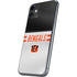 NFL Cincinnati Bengals White Striped iPhone 11 Skin